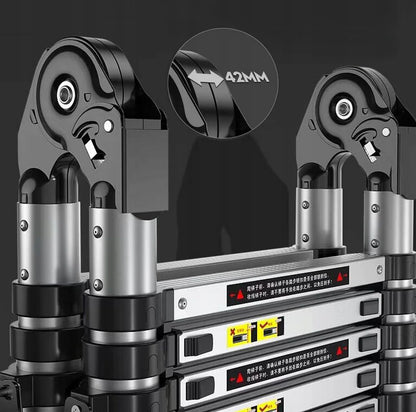 Scară telescopică din aluminiu 6,6 m