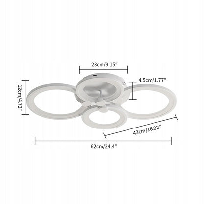 Deckenlampe LED Zyrandol Ring modern 42W